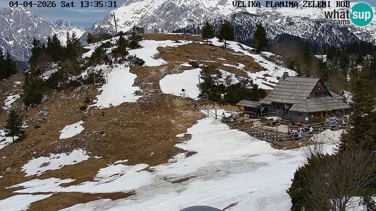 Zeleni Rob | Webcam live Velika Planina