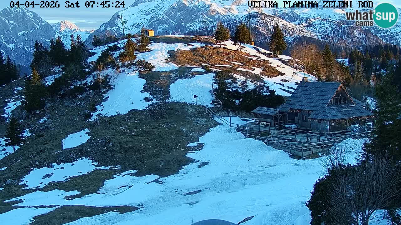 Zeleni Rob | Webcam live Velika Planina