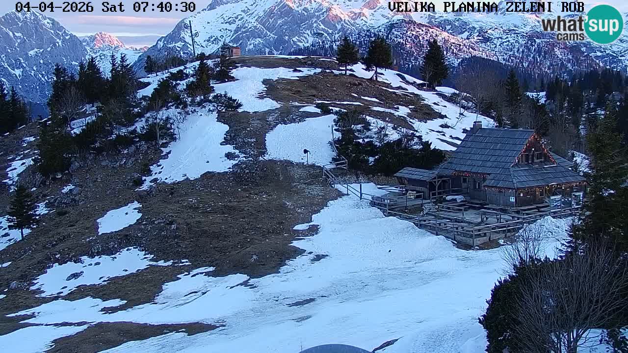 Zeleni Rob – Webcam live | Velika Planina