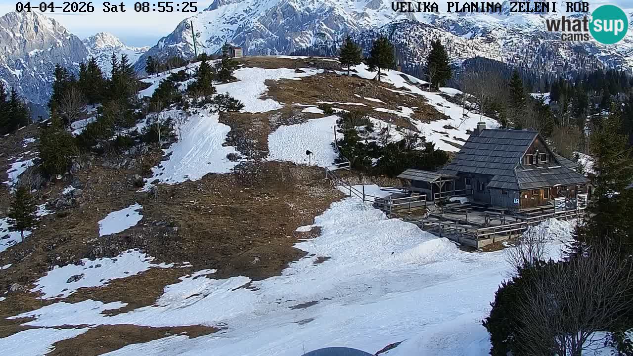 Zeleni Rob | Webcam live Velika Planina