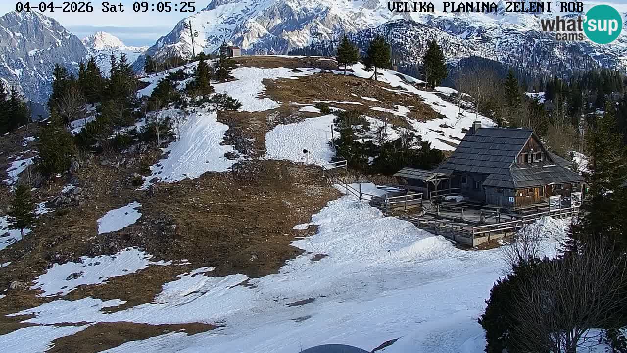Zeleni Rob | Webcam live Velika Planina