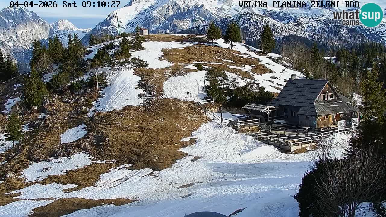 Zeleni Rob – Webcam live | Velika Planina
