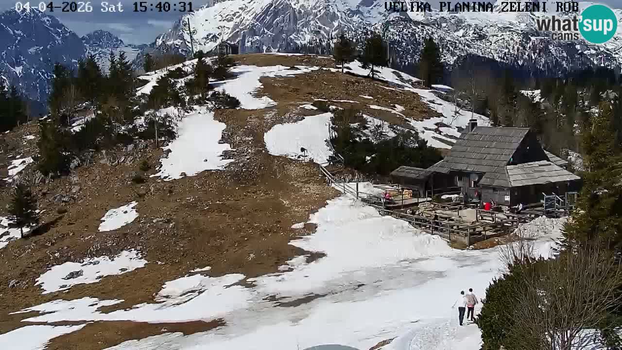 Zeleni Rob – Webcam live | Velika Planina