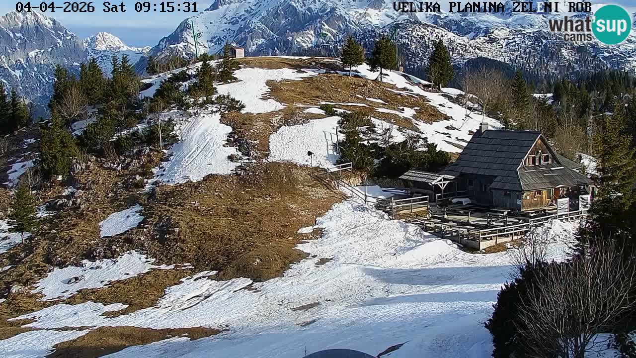 Zeleni Rob – Webcam live | Velika Planina