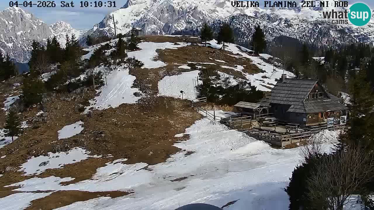 Zeleni Rob | Webcam live Velika Planina