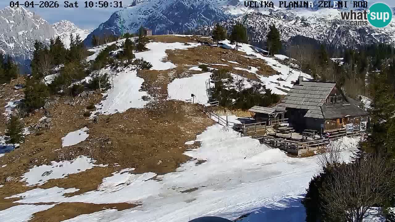 Zeleni Rob | Webcam live Velika Planina