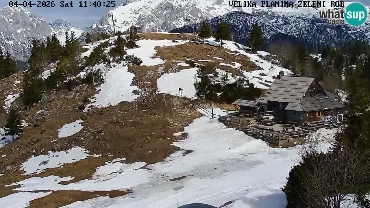 Zeleni Rob – Webcam live | Velika Planina