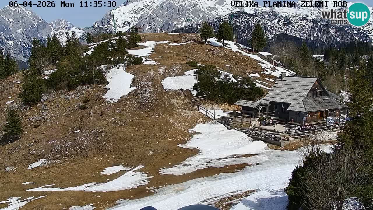 Zeleni Rob – Webcam live | Velika Planina
