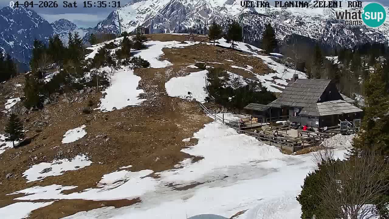 Zeleni Rob | Web kamera Velika Planina