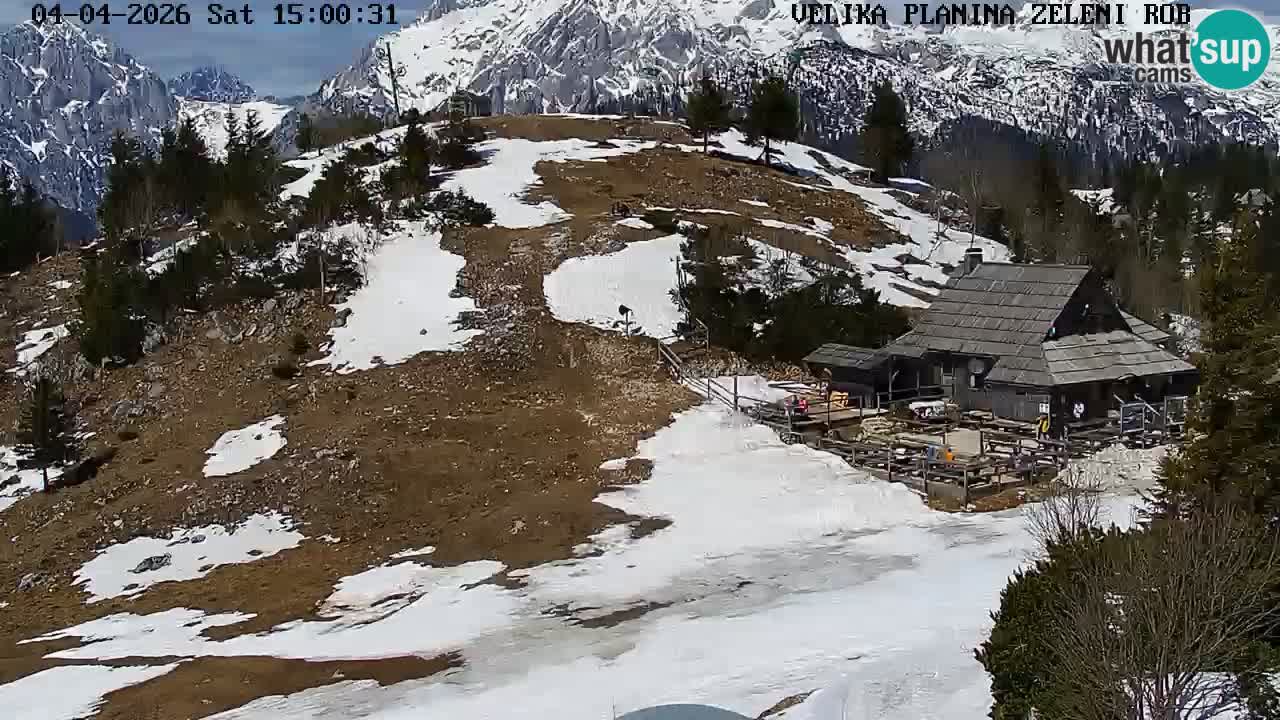 Zeleni Rob – Webcam live | Velika Planina