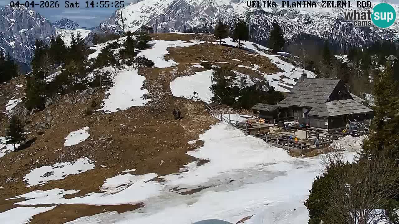 Zeleni Rob | Web kamera Velika Planina