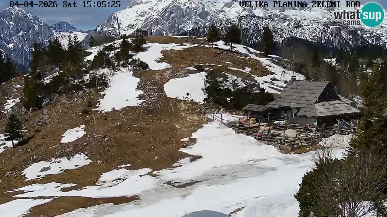 Zeleni Rob | Webcam live Velika Planina