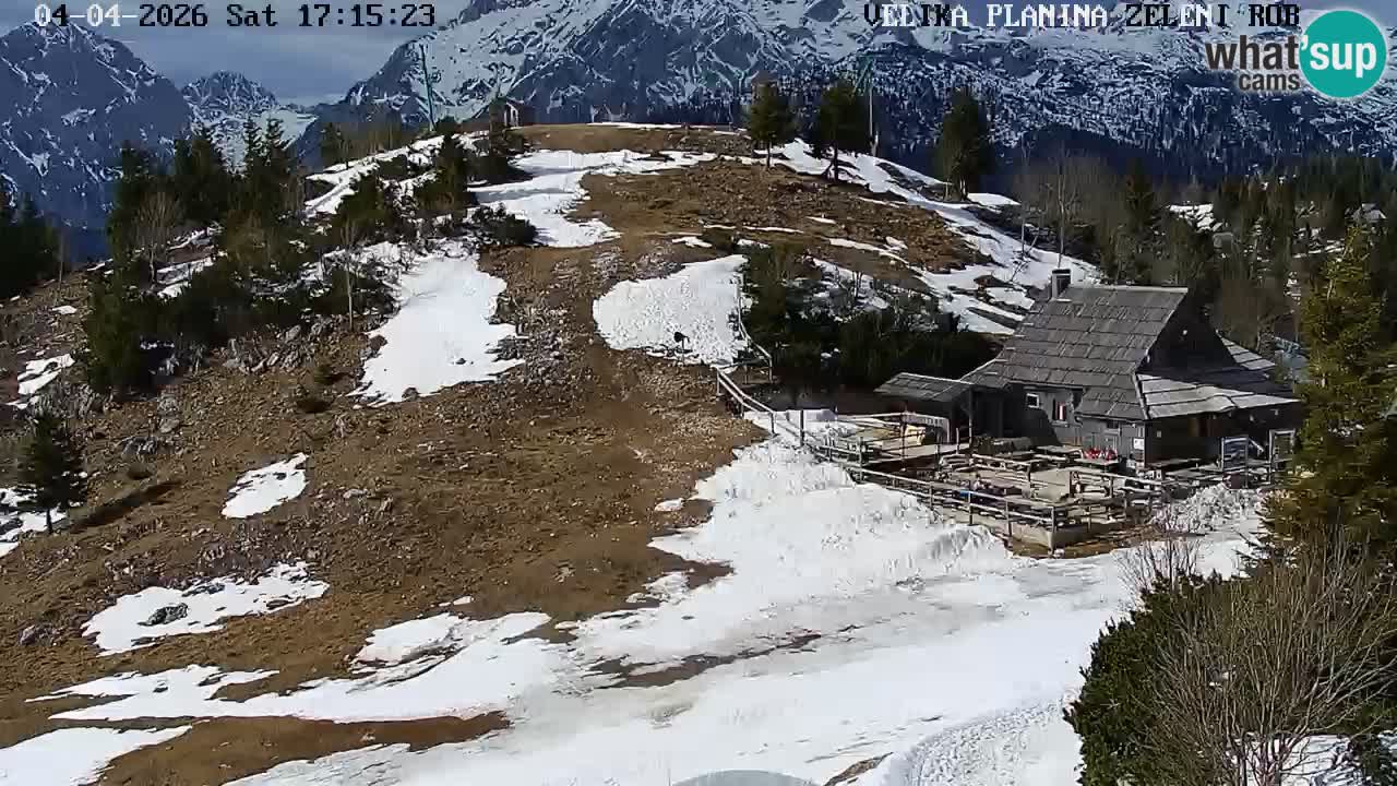 Zeleni Rob – Webcam live | Velika Planina