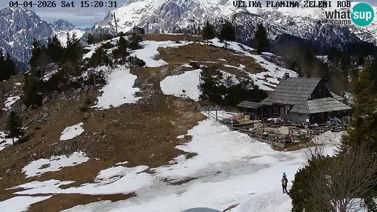 Zeleni Rob – Webcam live | Velika Planina