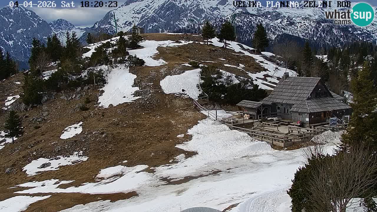 Zeleni Rob – Webcam live | Velika Planina