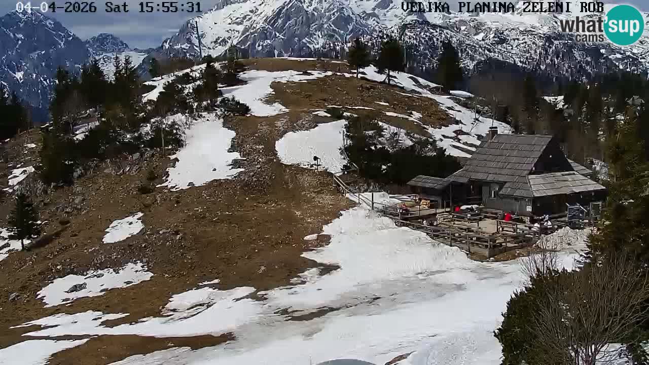 Zeleni Rob | Webcam live Velika Planina