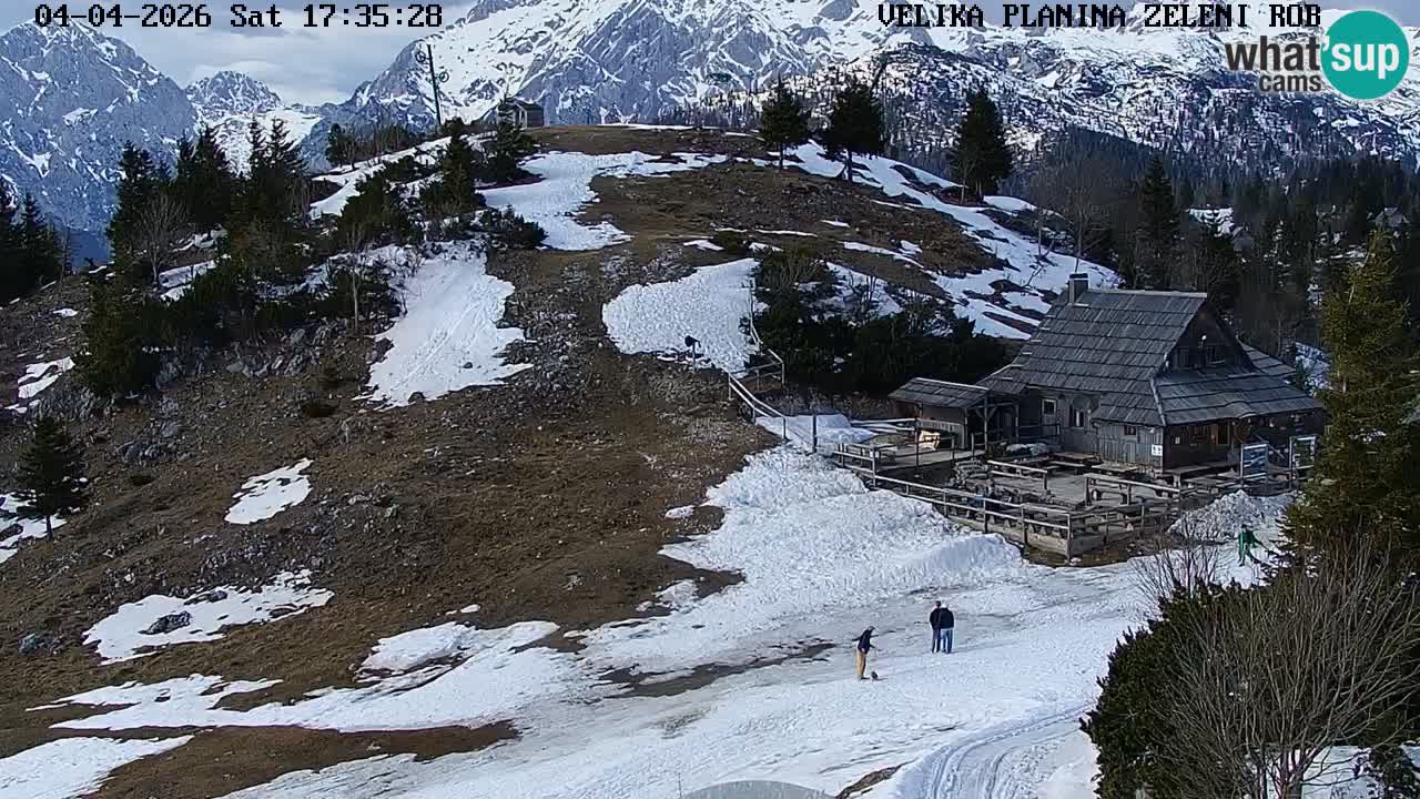Zeleni Rob | Webcam live Velika Planina