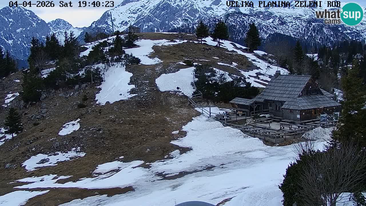 Zeleni Rob – Webcam live | Velika Planina
