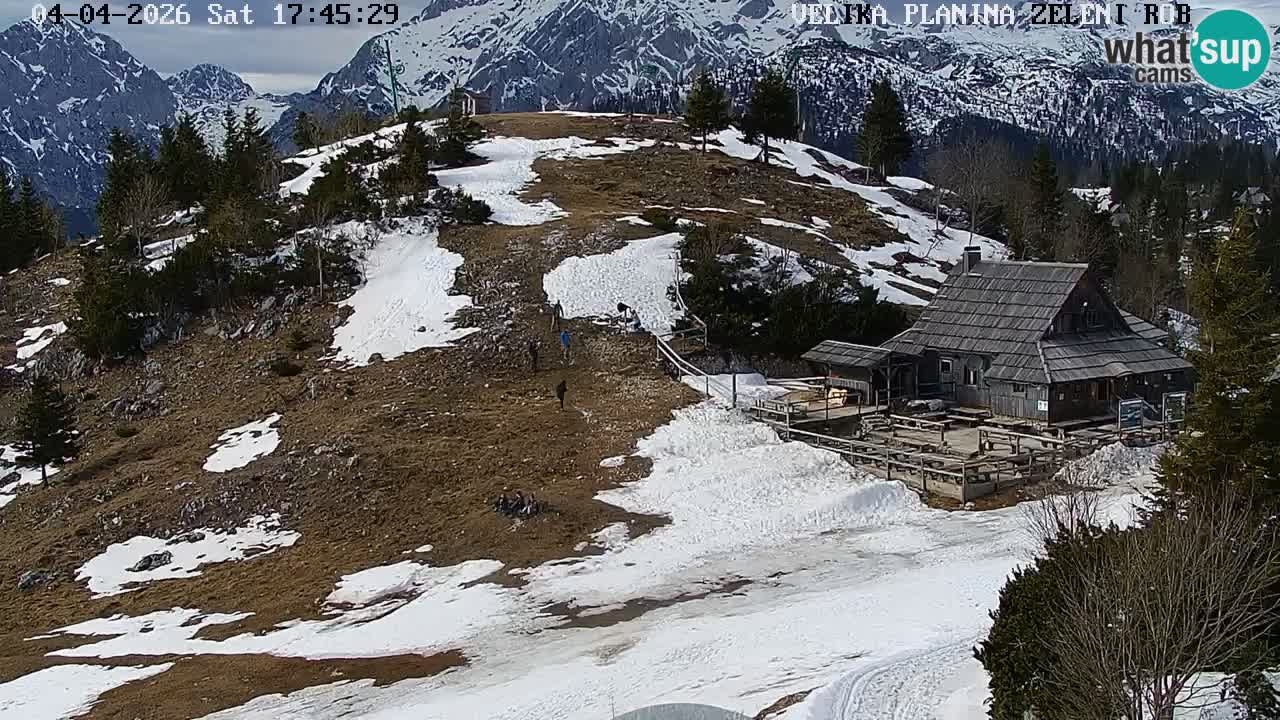 Zeleni Rob – Webcam live | Velika Planina
