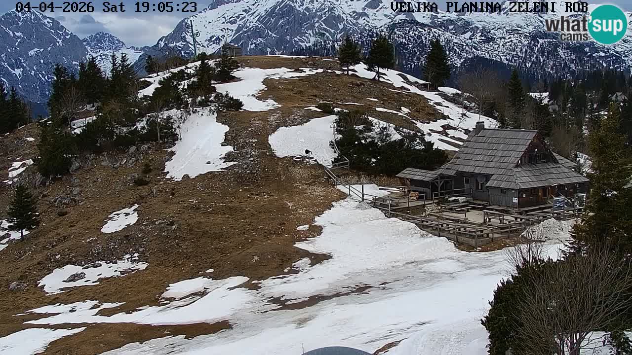 Zeleni Rob | Webcam live Velika Planina