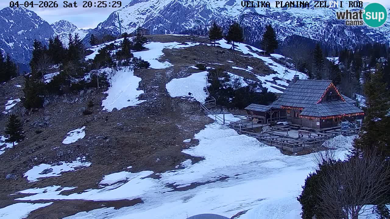Zeleni Rob | Webcam live Velika Planina