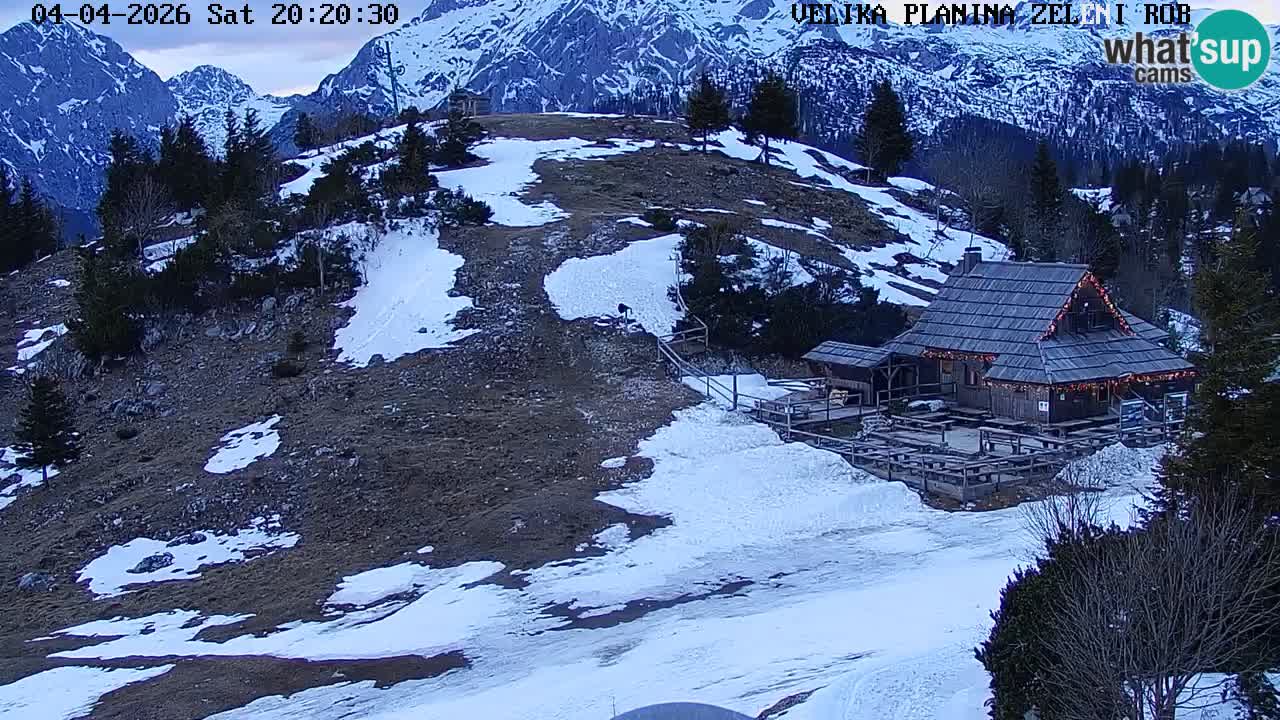 Zeleni Rob – Webcam live | Velika Planina