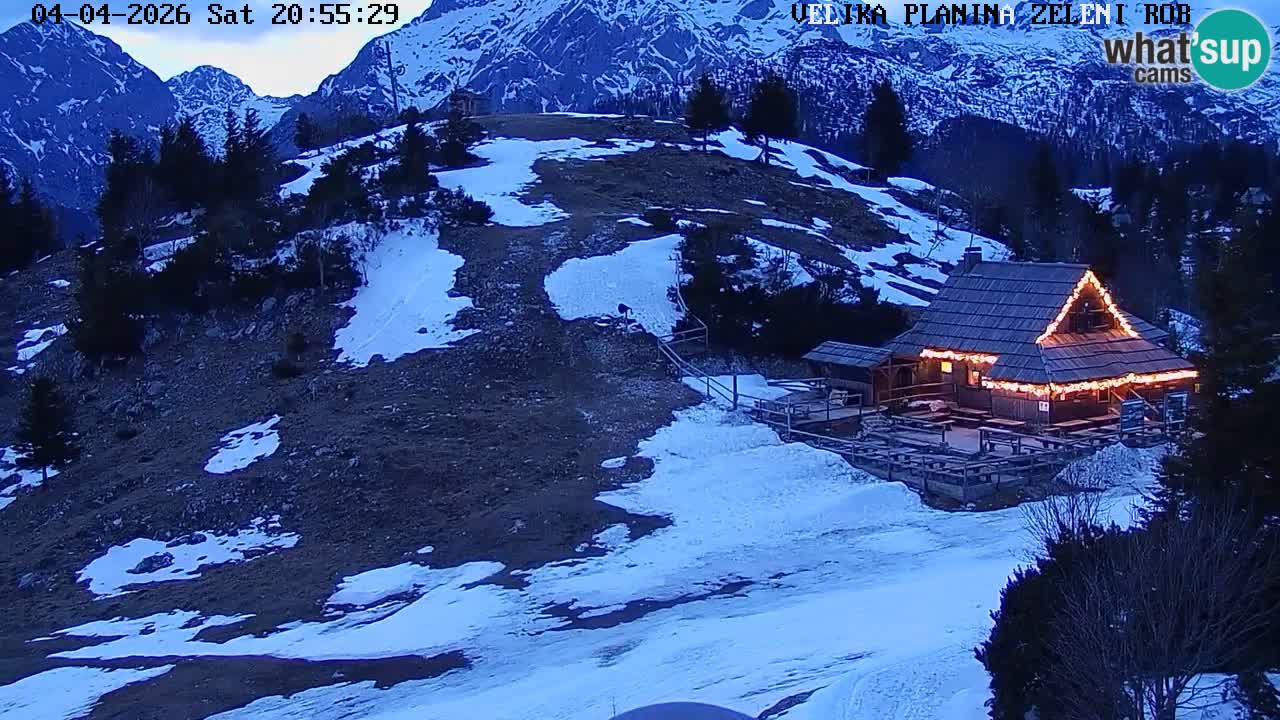 Zeleni Rob | Webcam live Velika Planina