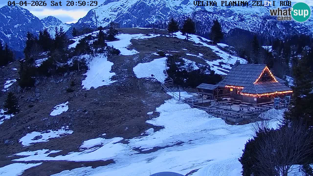 Zeleni Rob – Webcam live | Velika Planina