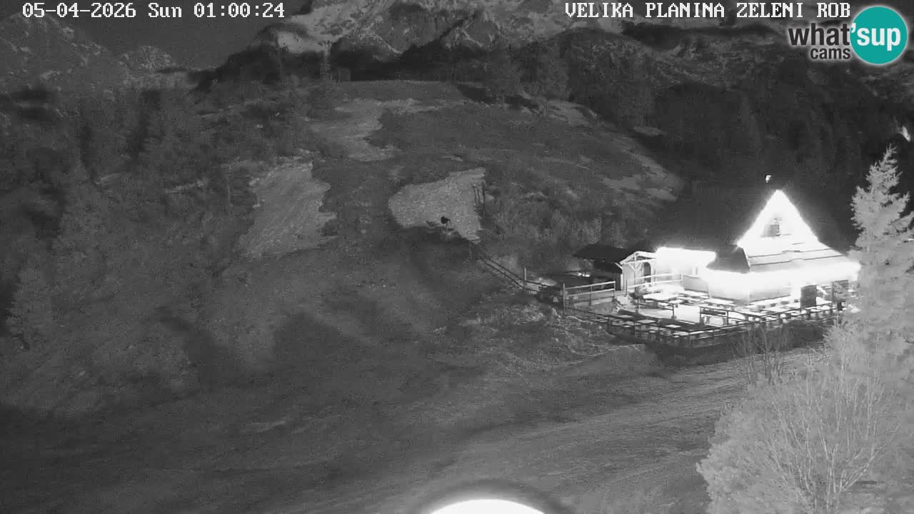 Zeleni Rob – Webcam live | Velika Planina