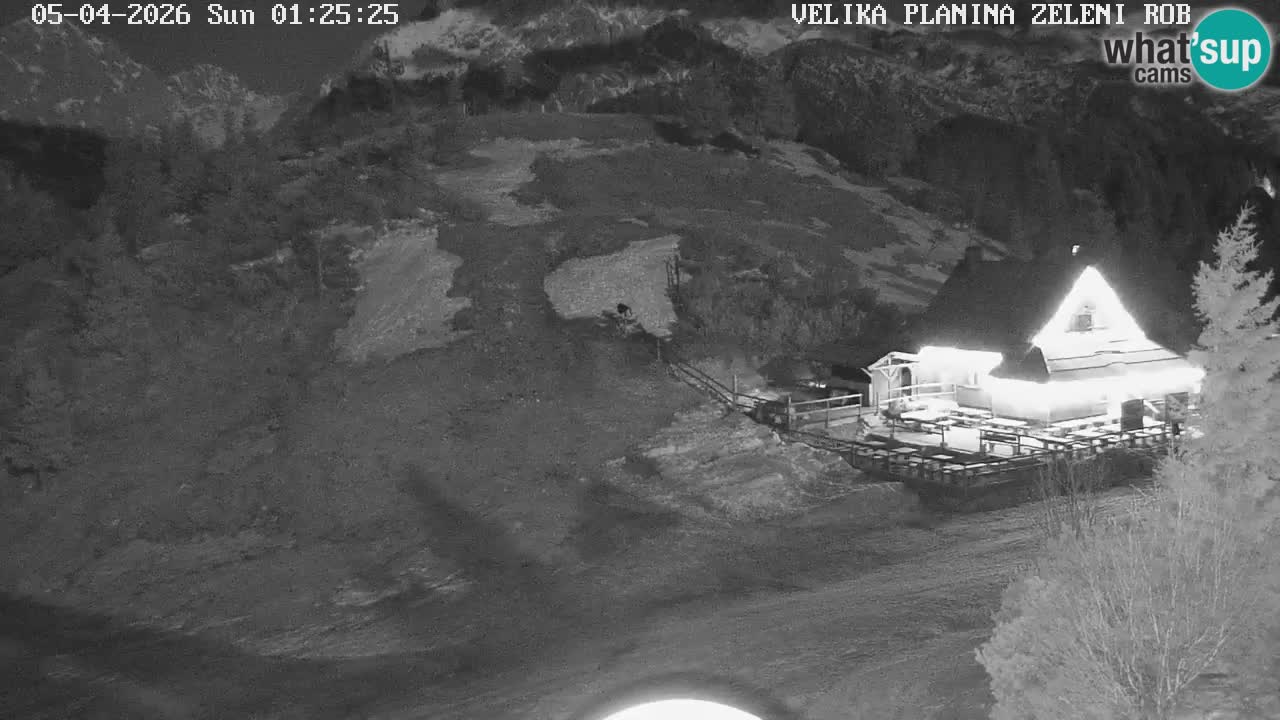 Zeleni Rob – Webcam live | Velika Planina