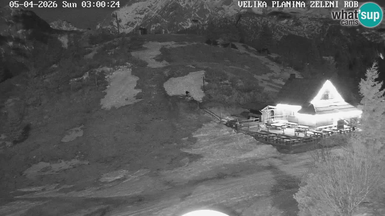 Zeleni Rob | Webcam live Velika Planina