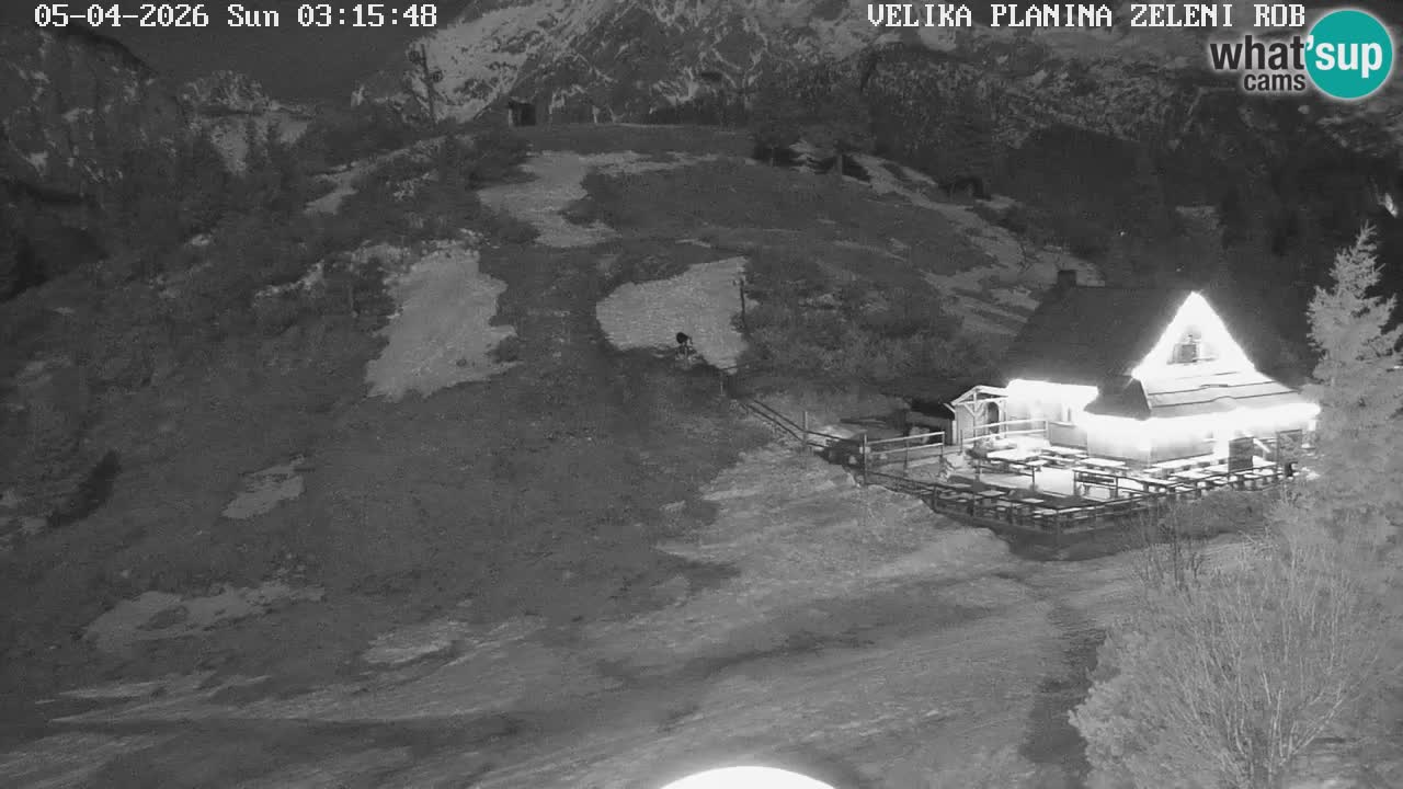 Zeleni Rob – Webcam live | Velika Planina