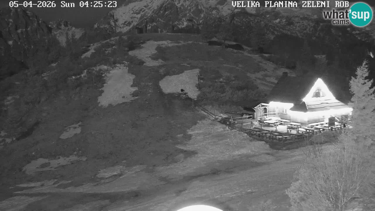 Zeleni Rob – Webcam live | Velika Planina