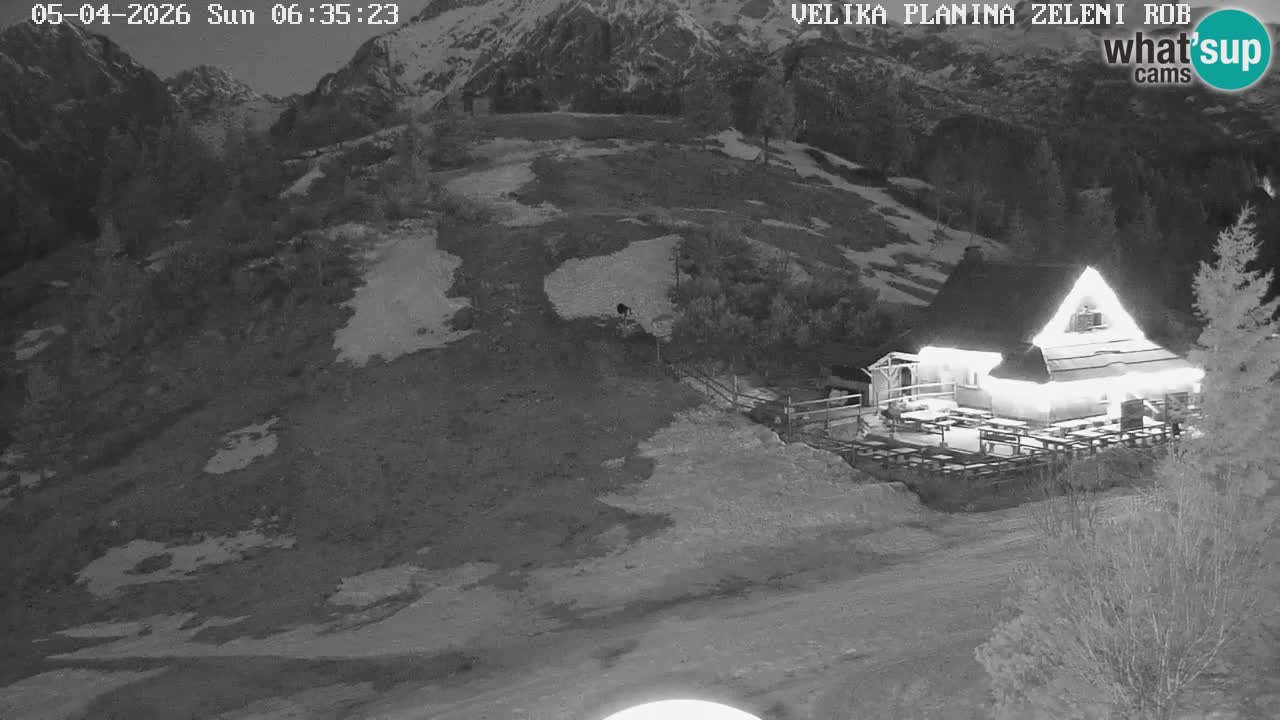 Zeleni Rob – Webcam live | Velika Planina