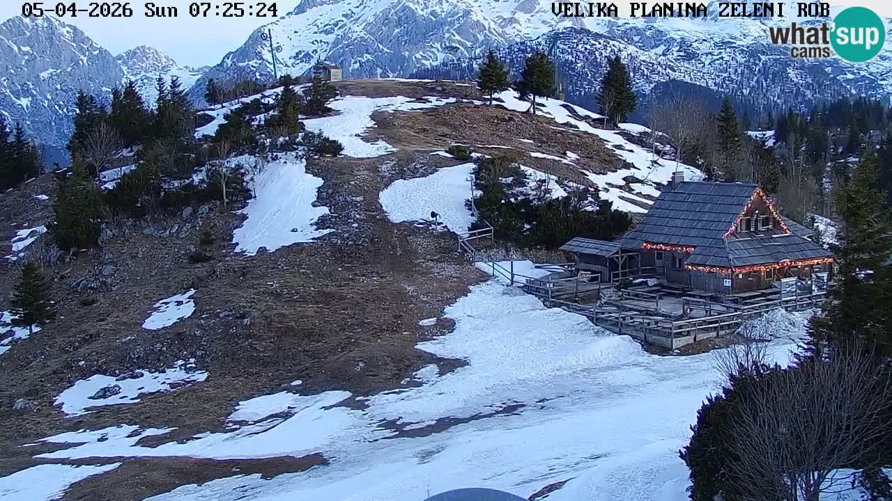 Zeleni Rob – Webcam live | Velika Planina