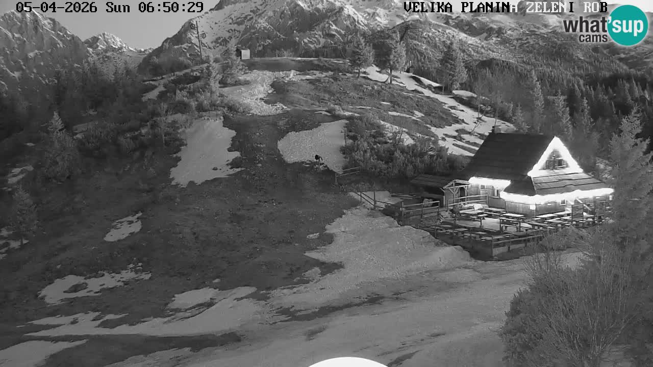 Zeleni Rob – Webcam live | Velika Planina