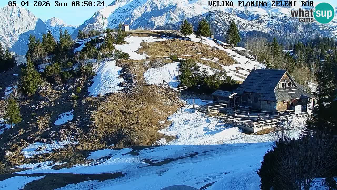 Zeleni Rob | Web kamera Velika Planina
