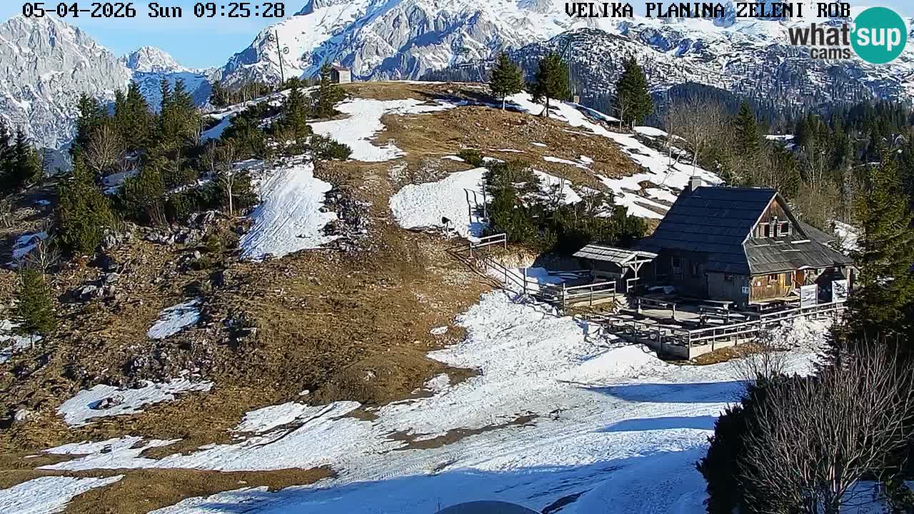 Zeleni Rob – Webcam live | Velika Planina