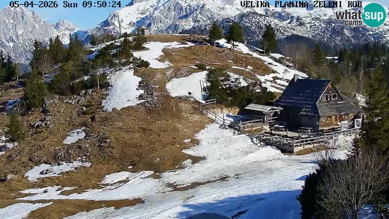 Zeleni Rob – Webcam live | Velika Planina