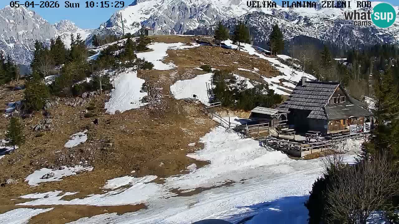 Zeleni Rob – Webcam live | Velika Planina