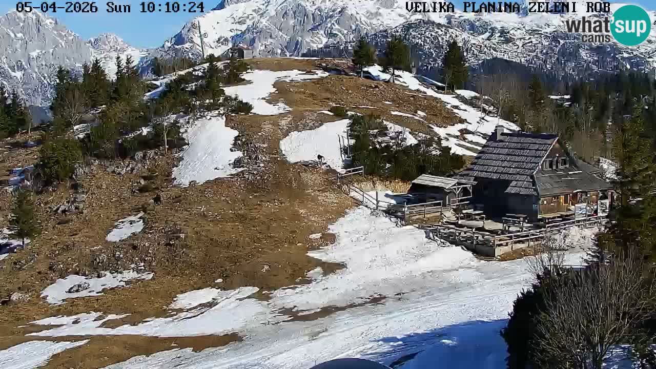 Zeleni Rob – Webcam live | Velika Planina