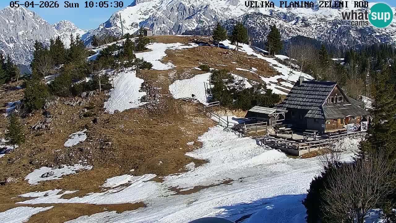 Zeleni Rob | Webcam live Velika Planina