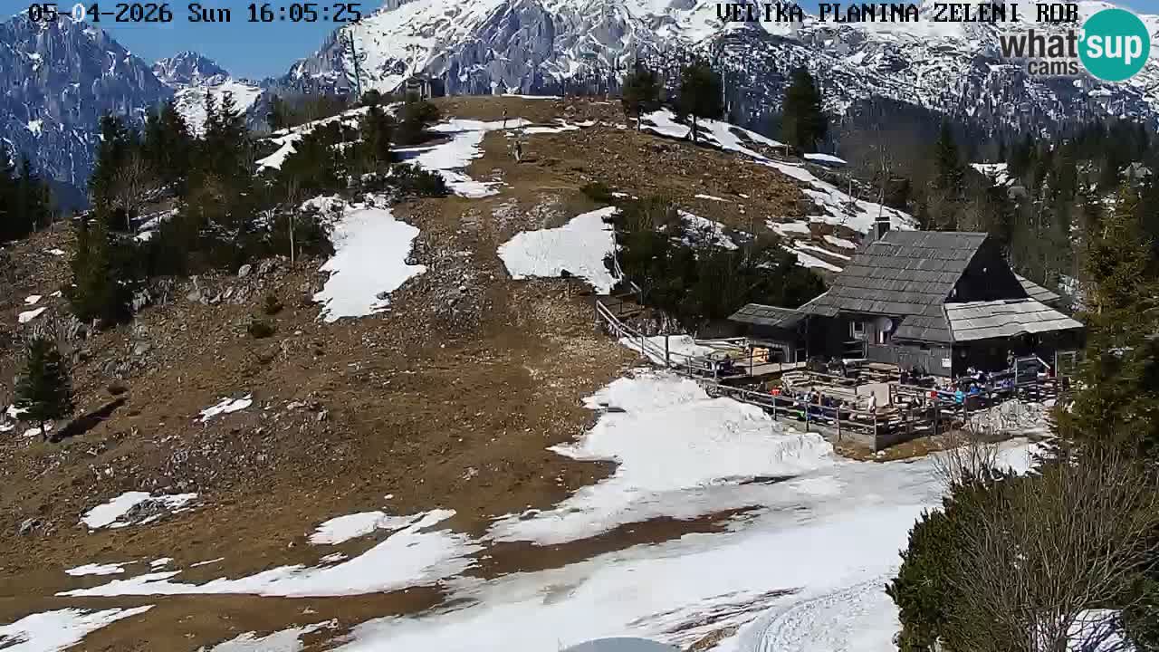 Zeleni Rob – Webcam live | Velika Planina