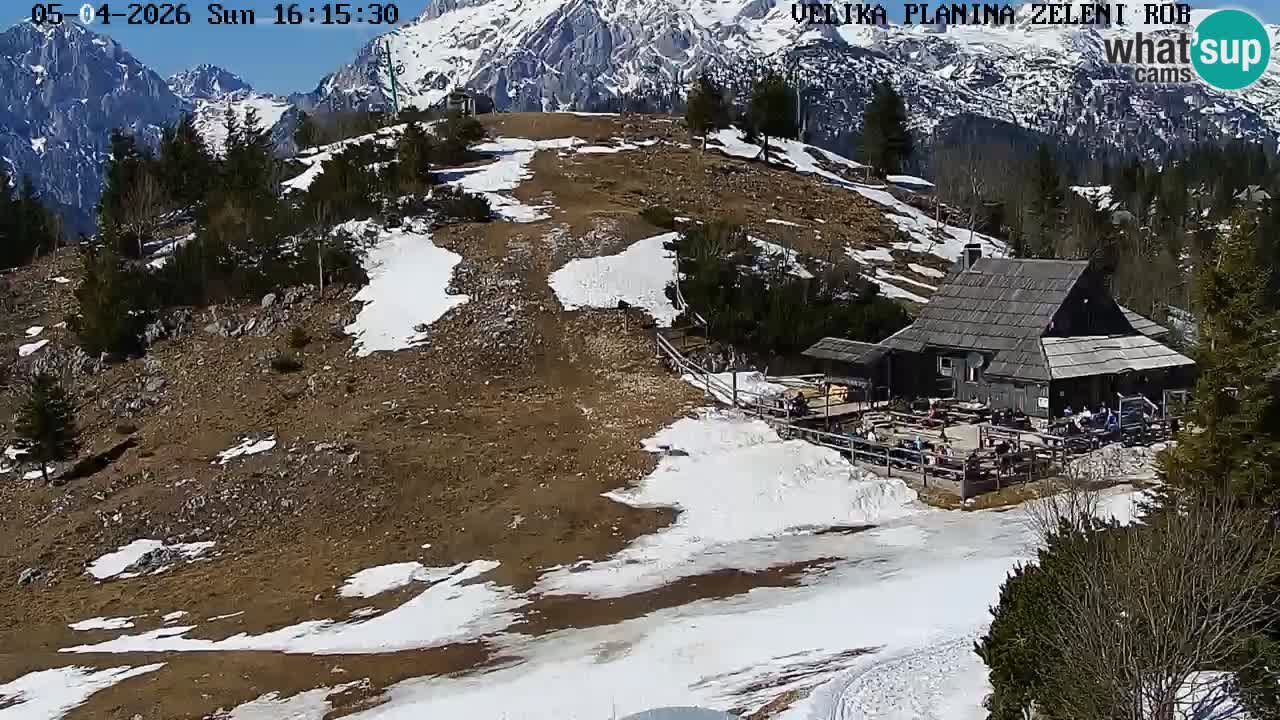 Zeleni Rob – Webcam live | Velika Planina