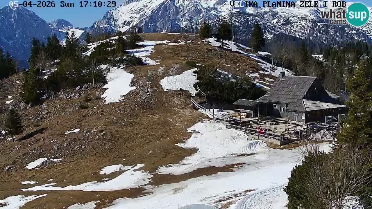 Zeleni Rob – Webcam live | Velika Planina