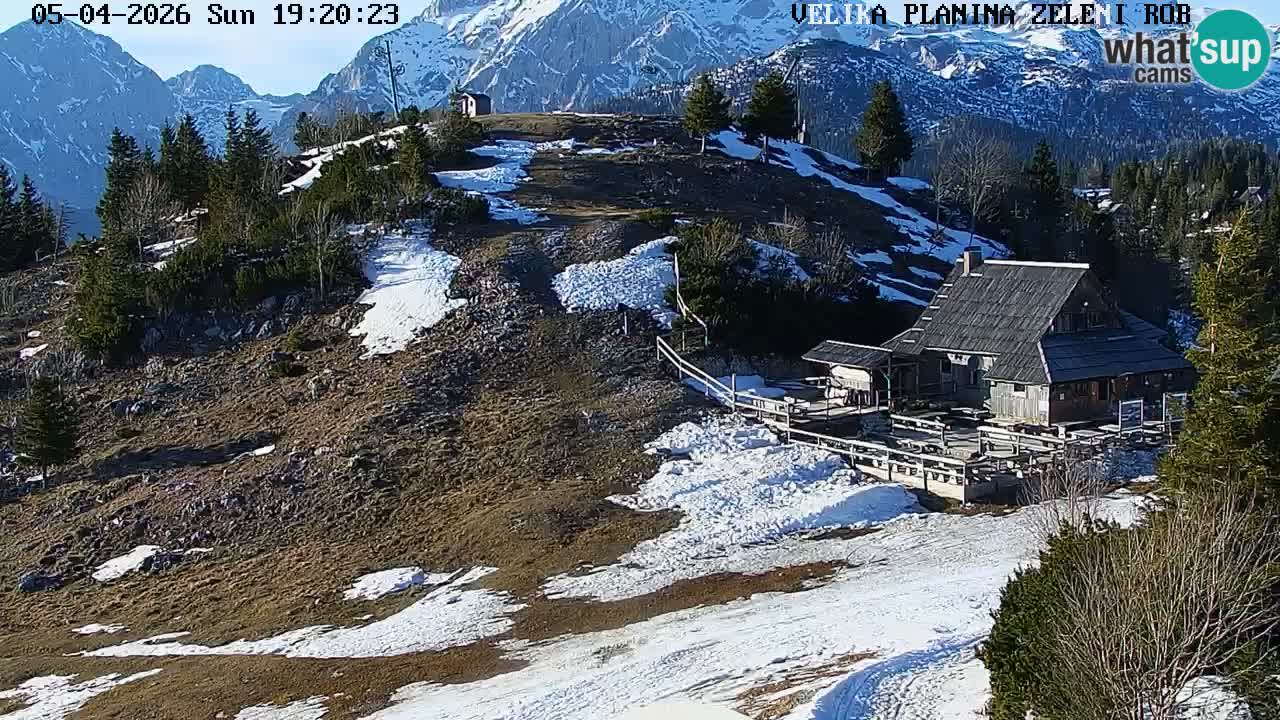 Zeleni Rob – Webcam live | Velika Planina