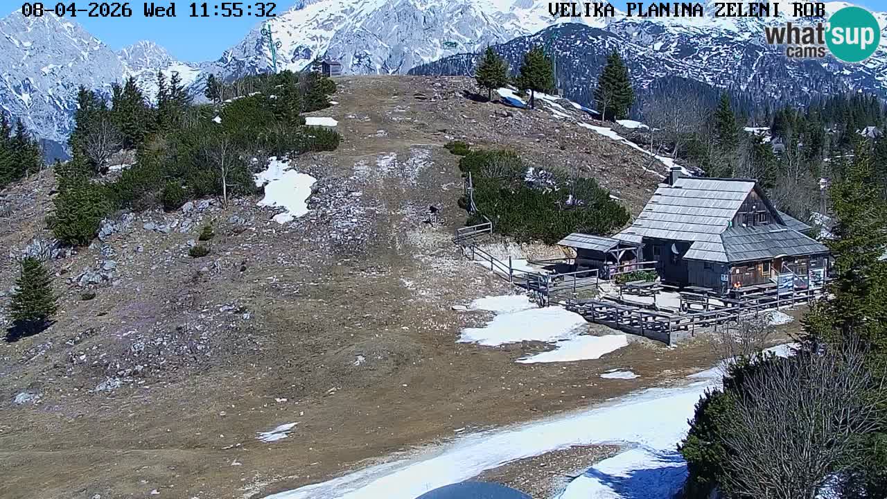 Zeleni Rob – Webcam live | Velika Planina