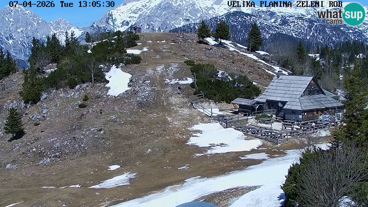 Zeleni Rob – Webcam live | Velika Planina