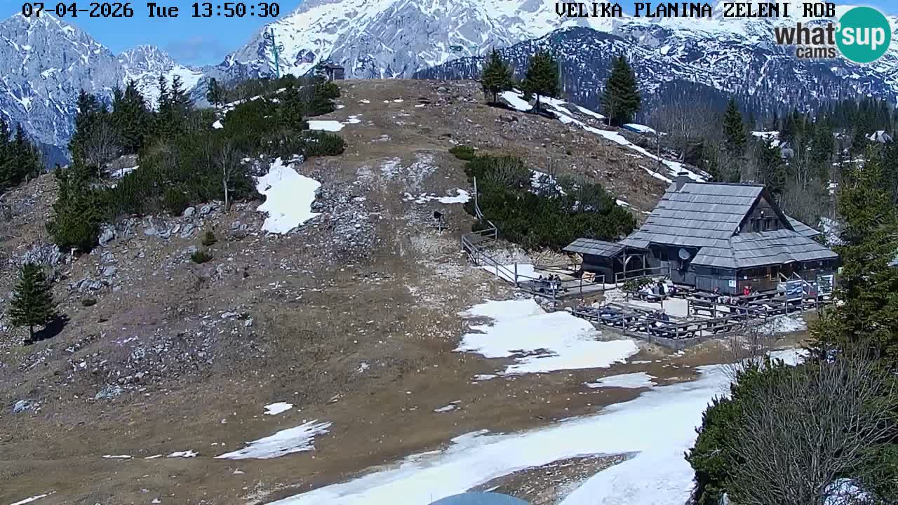 Zeleni Rob | Webcam live Velika Planina