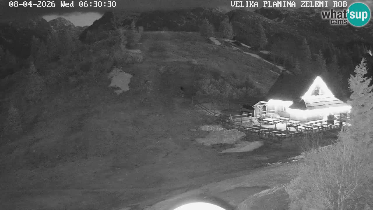 Zeleni Rob – Webcam live | Velika Planina